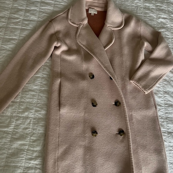 J.Crew collection double breasted sweater, jacket, coat, oversized Xs small pink - Picture 4 of 14